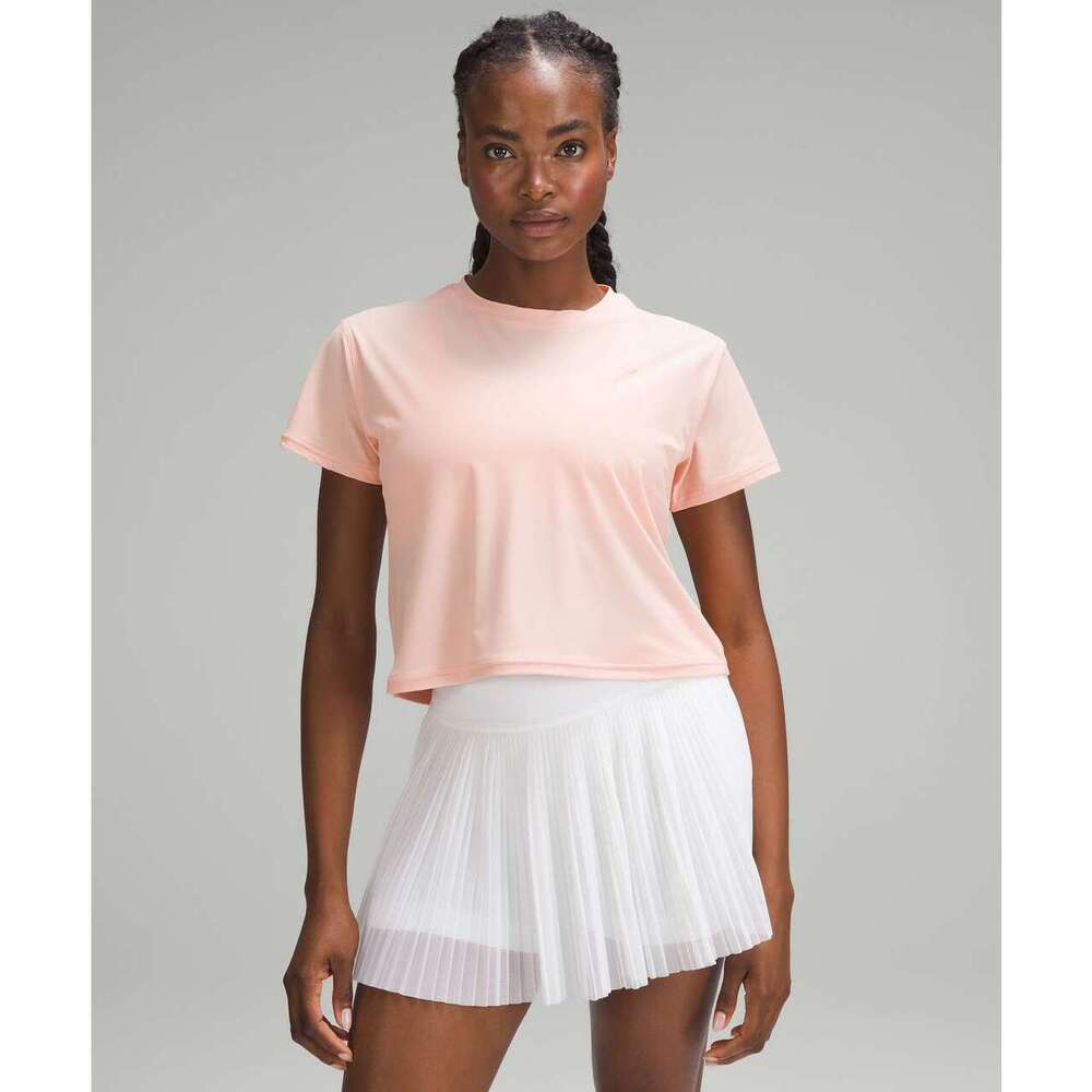 Lululemon Lightweight Tennis Crewneck T-Shirt, Melon Sorbet, Size 6